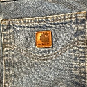 Vintage Men’s Carhartt Light Blue Denim Jeans Size 42x32 Relaxed Fit B17STW